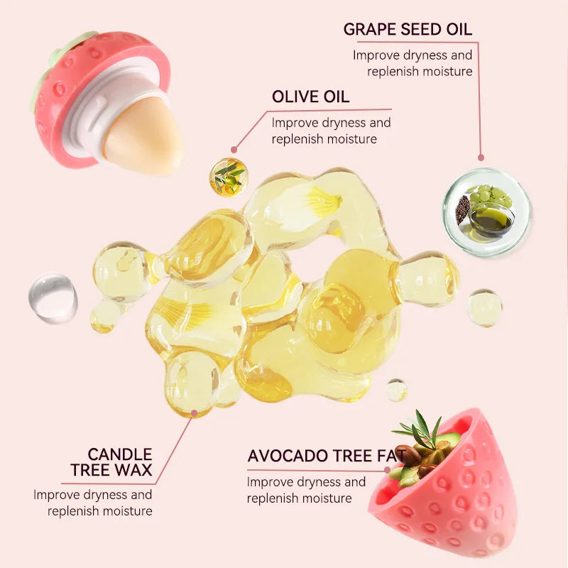 Strawberry Lip Balm Pendant