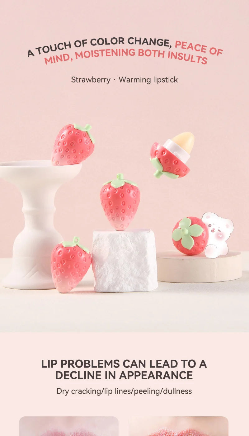 Strawberry Lip Balm Pendant
